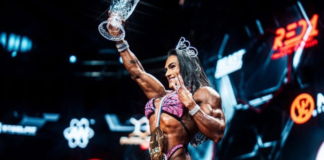NATALIA ABRAHAM COELHO CONQUISTA TERCEIRO TÍTULO DA WOMEN’S PHYSIQUE NO MR. OLYMPIA