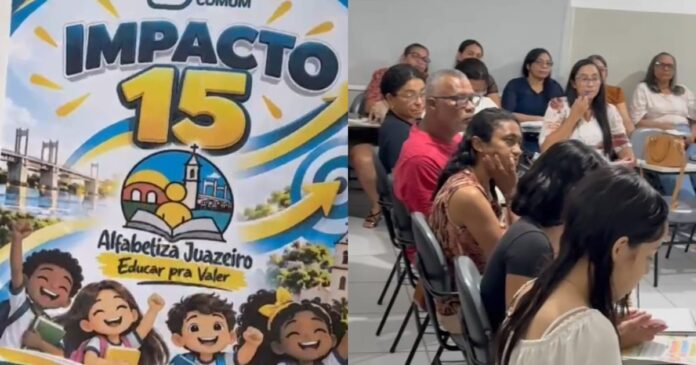 Professores da rede municipal de Juazeiro em formação de Agentes de Leitura